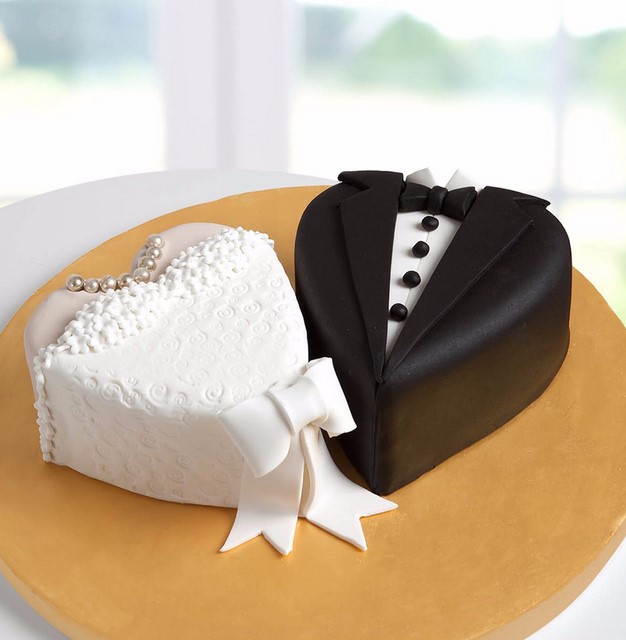 Gelin damat nişan düğün butik pasta