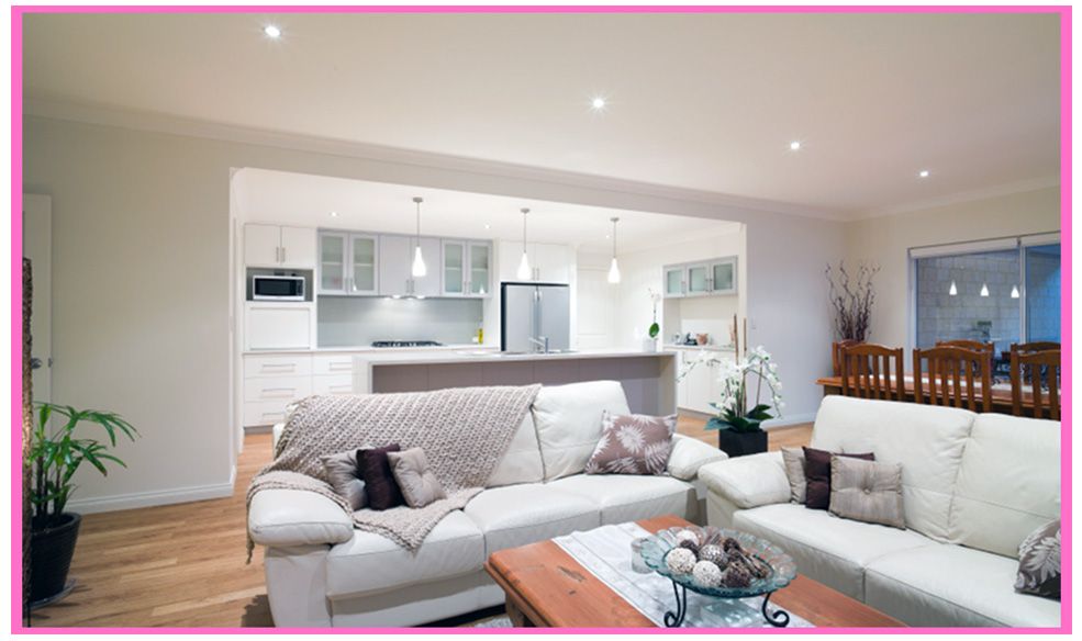 büyük Açık Mutfak Salon Modelleri