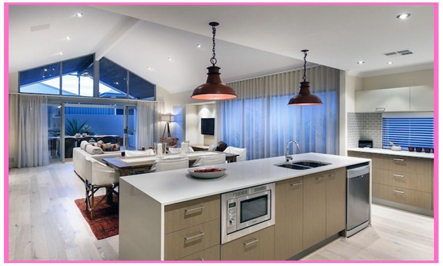 geniş Açık Mutfak Salon Modelleri