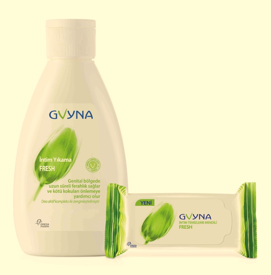 GVYNA intim yıkama ürünleriyle gün boyu “Temiz ve Ferah” Fresh ve mendil