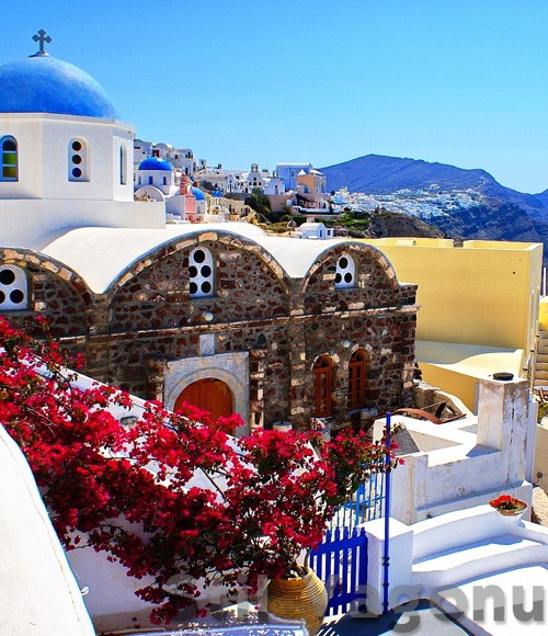 Volkanik patlamalarla oluşan saklı cennet; Santorino