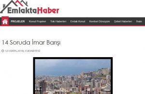 İmar Barışıyla İlgili Tüm Detaylar