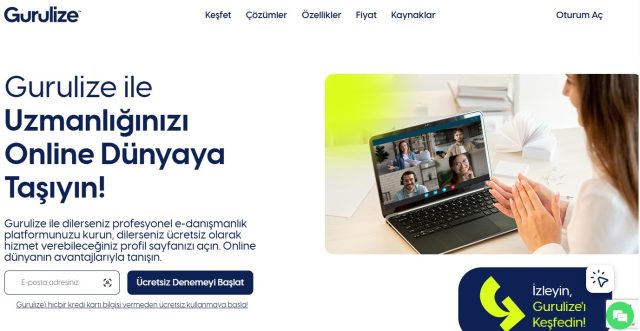 Online Ders Verme Platformu - Gurulize.com